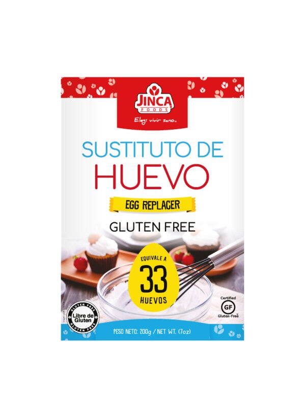 Sustituto de Huevo 200 g Jinca Foods