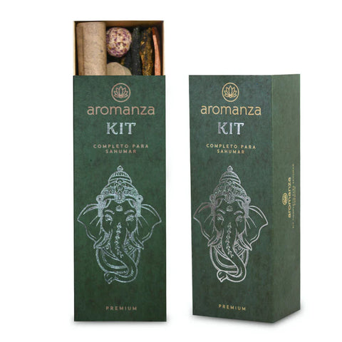 Aromanza - Kit Completo para Sahumar Premium