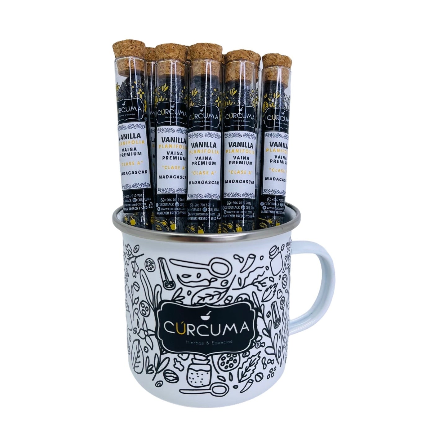 Vanilla Planifolia “Madagascar” Clase A (1 Vaina) - Cúrcuma®