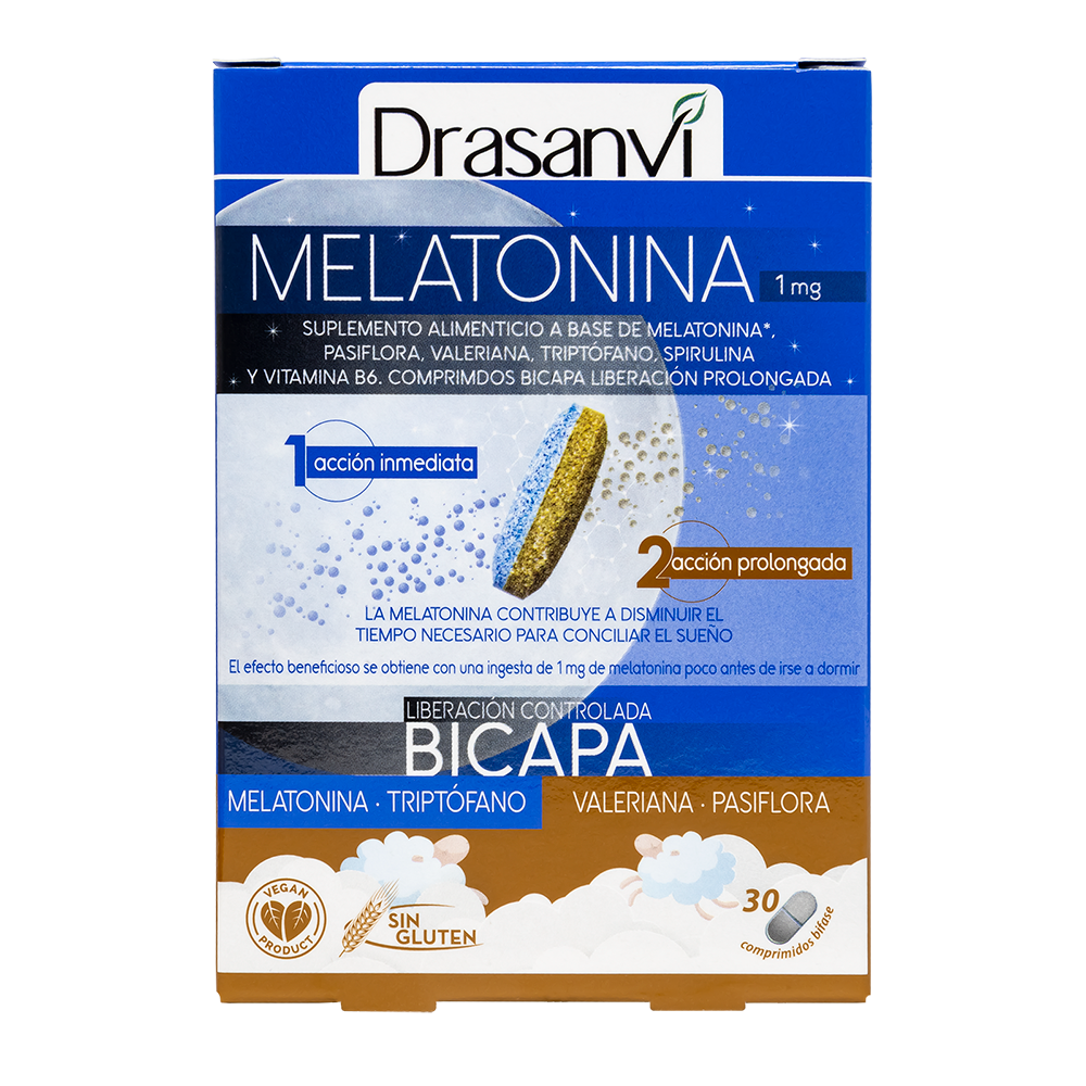 Melatonina Bicapa 30 Comprimidos Drasanvi