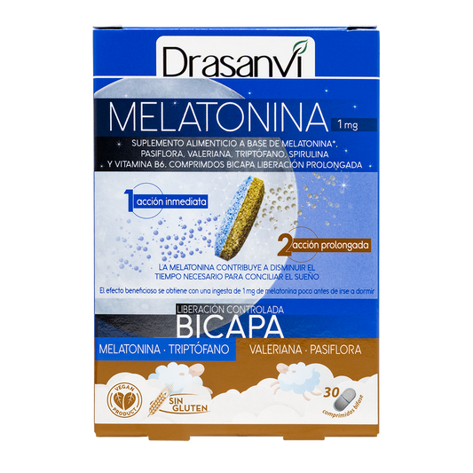 Melatonina Bicapa 30 Comprimidos Drasanvi