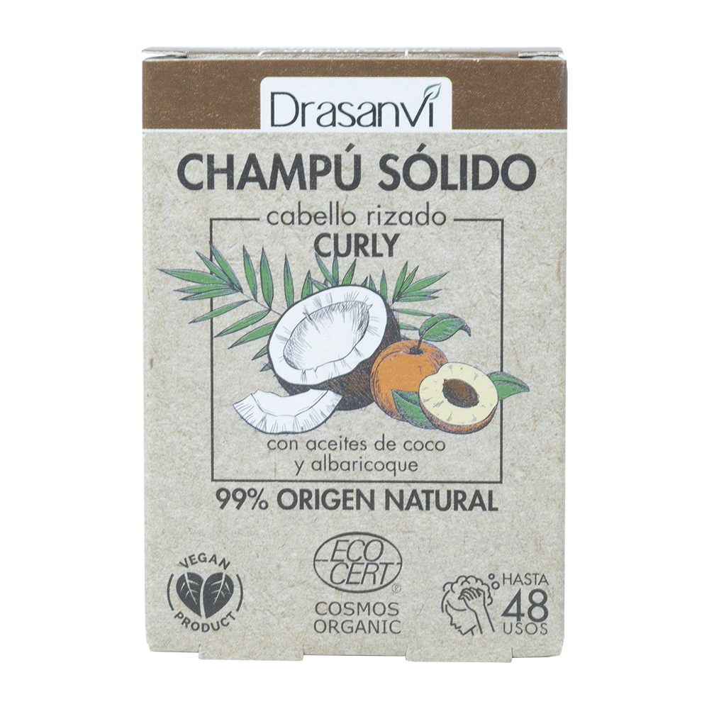 Champú Sólido - Curly - Cabello Rizado Cosmos Organic Bio 80g