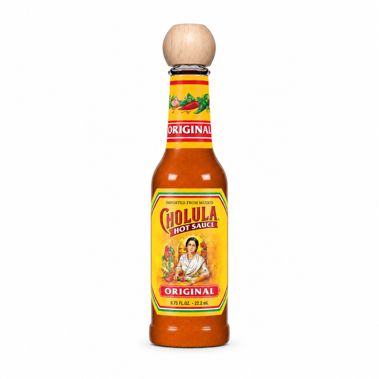 Cholula Mini Hot Sauce 22.2ml — fondo blanco