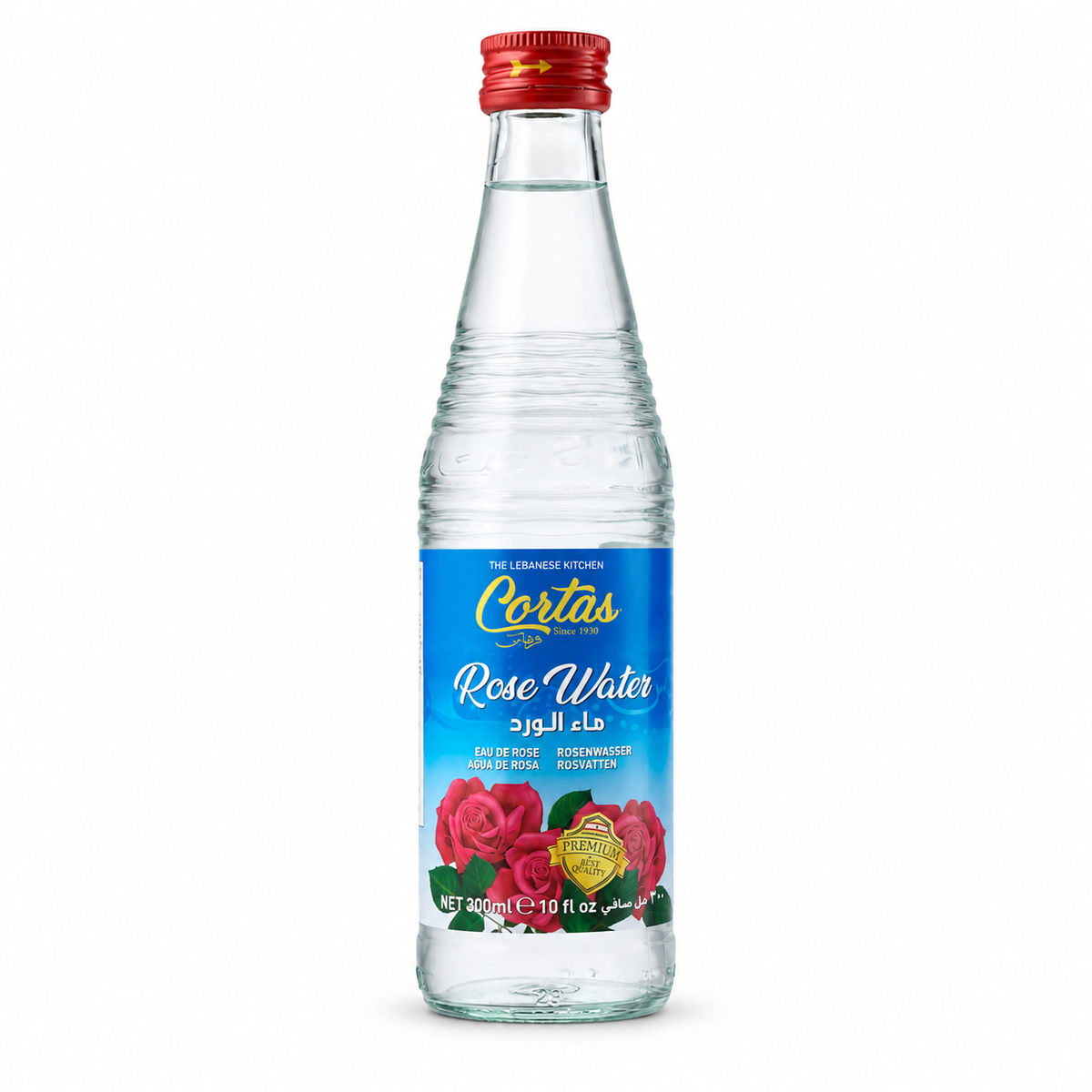 Cortas - Agua de Rosas 300ml — fondo blanco