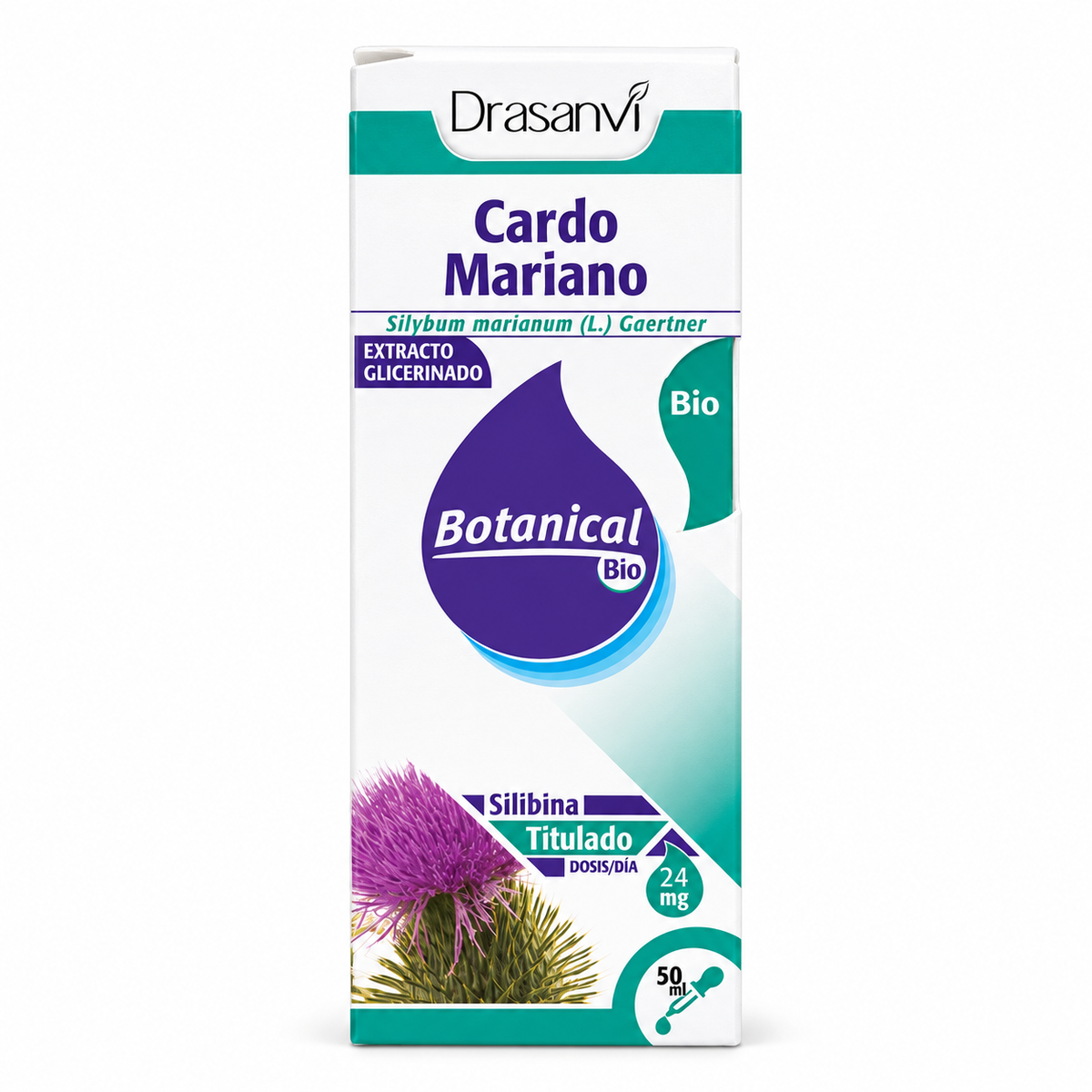 Botanical Bio - Cardo Mariano 50ml — fondo blanco