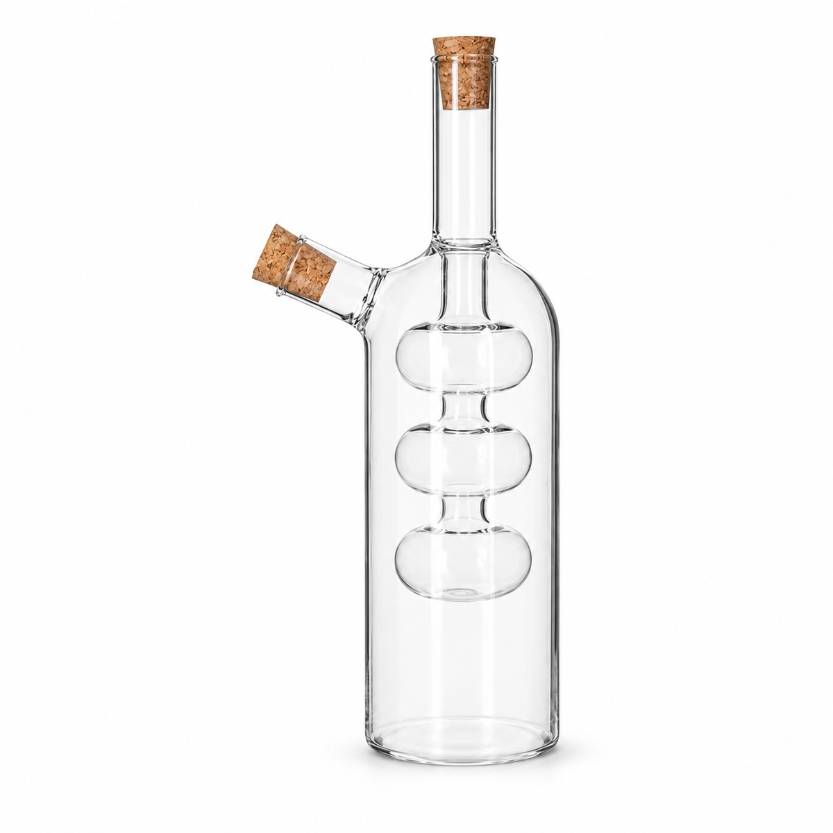 Aceitera & Vinagrera 2 en 1 — fondo blanco