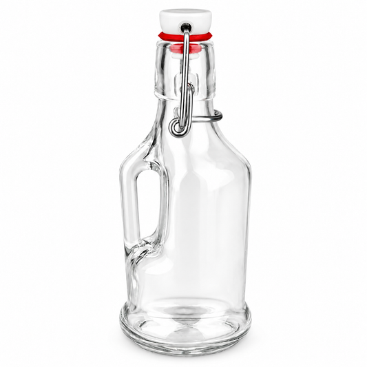 Botella con Prensa 250ml — fondo blanco