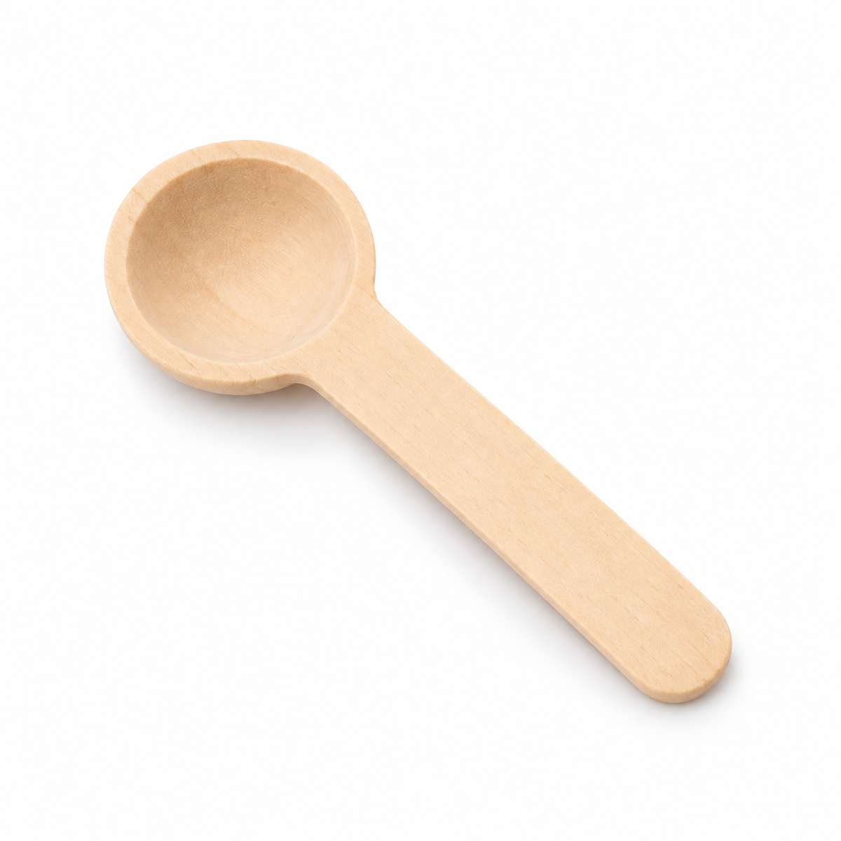 Cucharitas de Madera — fondo blanco
