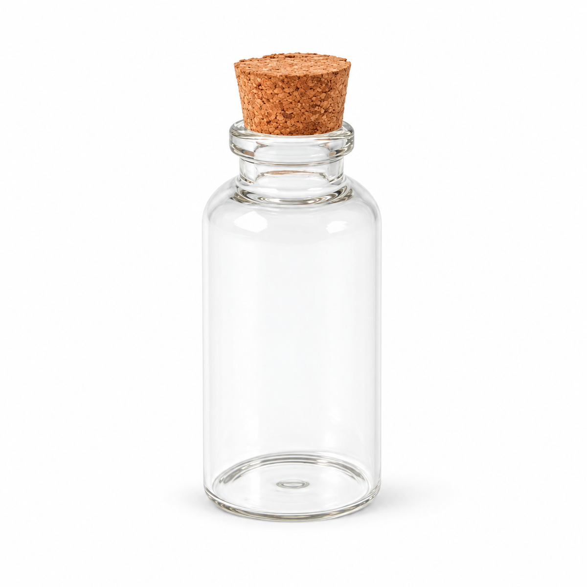 Botellitas Corcho Miniatura — fondo blanco