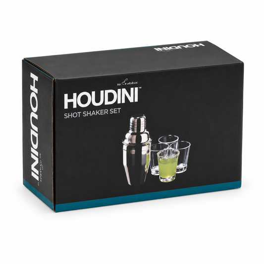 Houdini Shot Shaker Set 5 Piezas — fondo blanco
