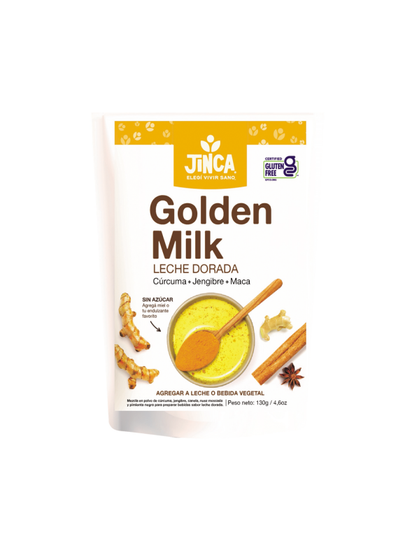 Premezcla Bebida Golden Milk 130g Jinca Foods