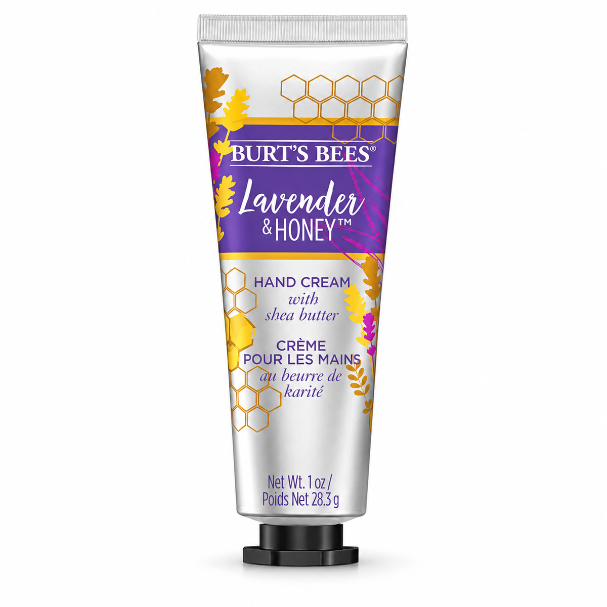 Burts Bee Hand Cream — fondo blanco