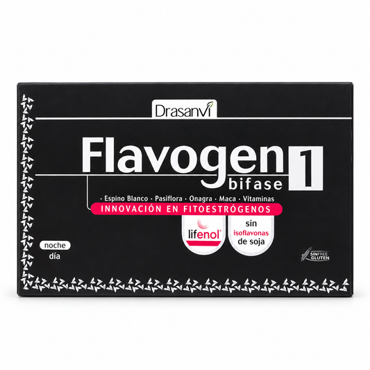 Flavogen Bifase 60 Capsulas — fondo blanco