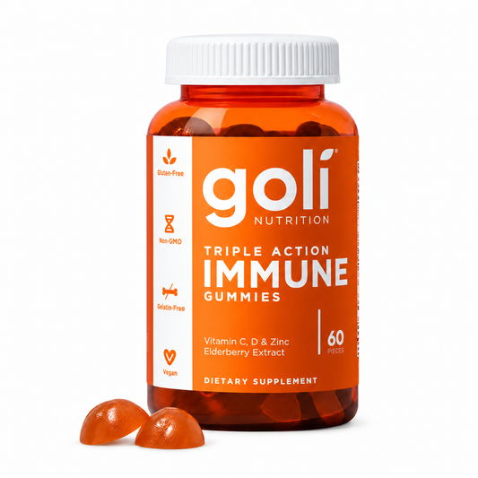 Gomitas Goli: Inmune Triple Acción 60 Unidades — fondo blanco
