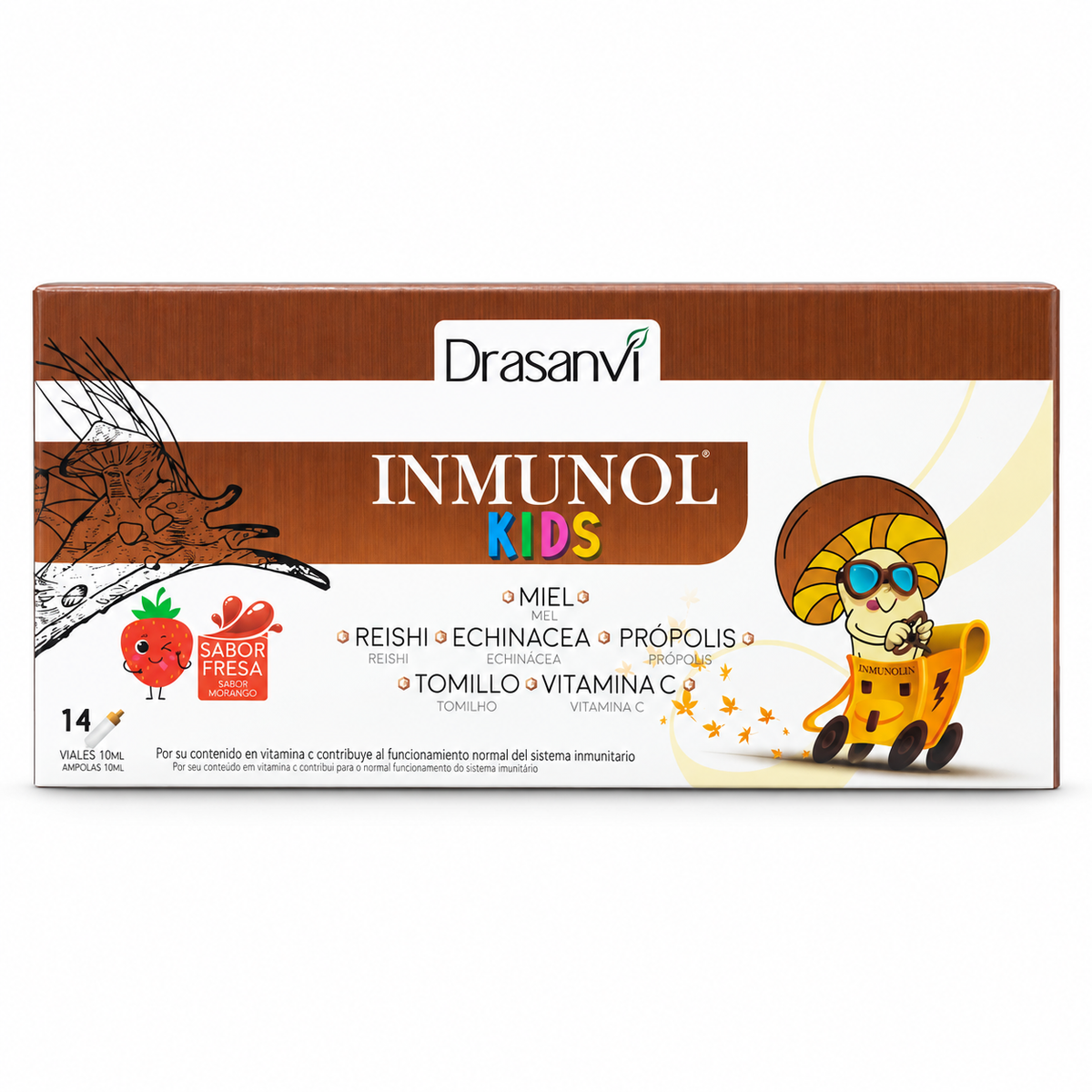 Inmunol Kids 14x10ml Viales — fondo blanco