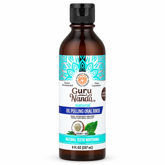 Gurú Nanda - Enjuague de Coco — fondo blanco
