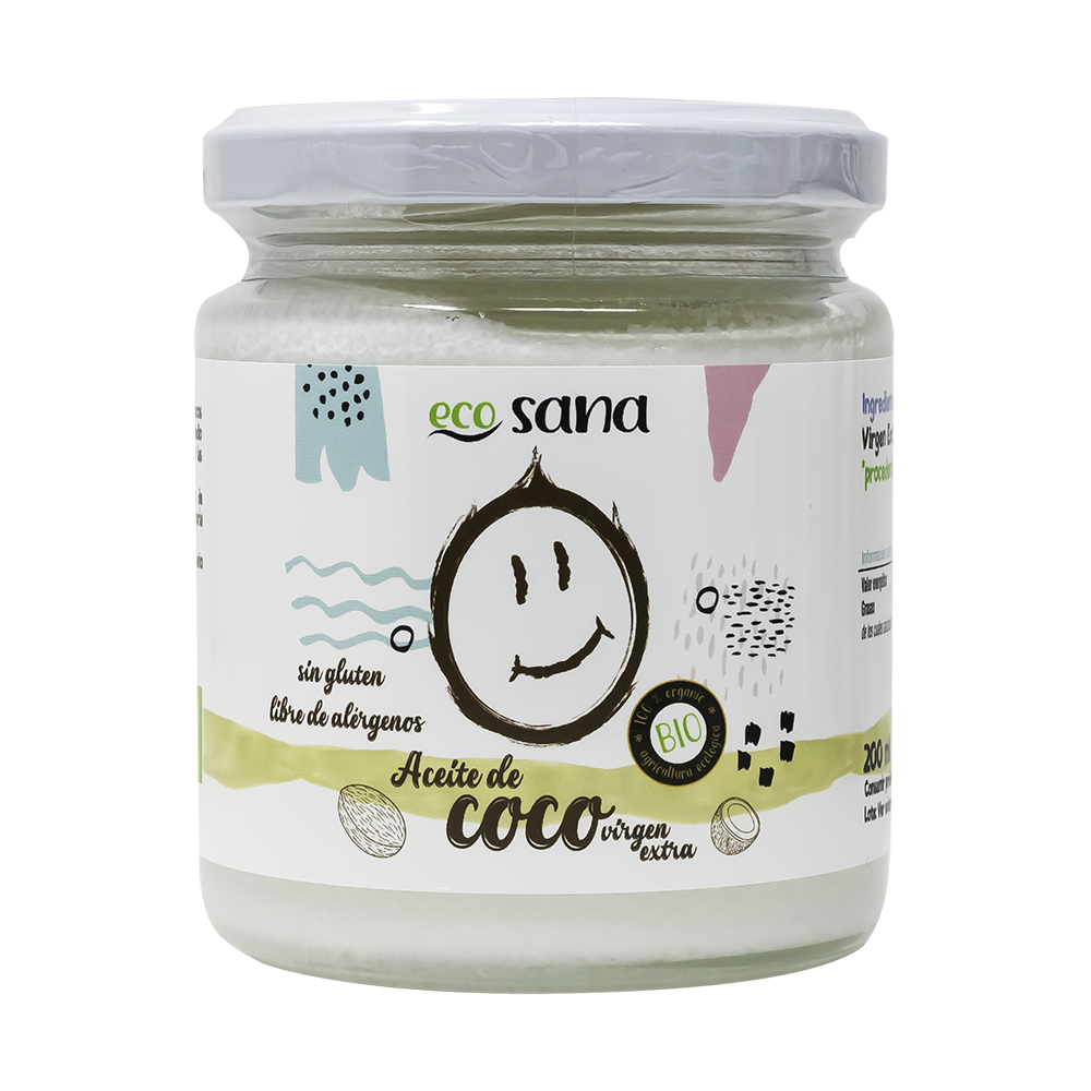 Aceite de Coco Vírgen Extra Bio 200 ml Ecosana