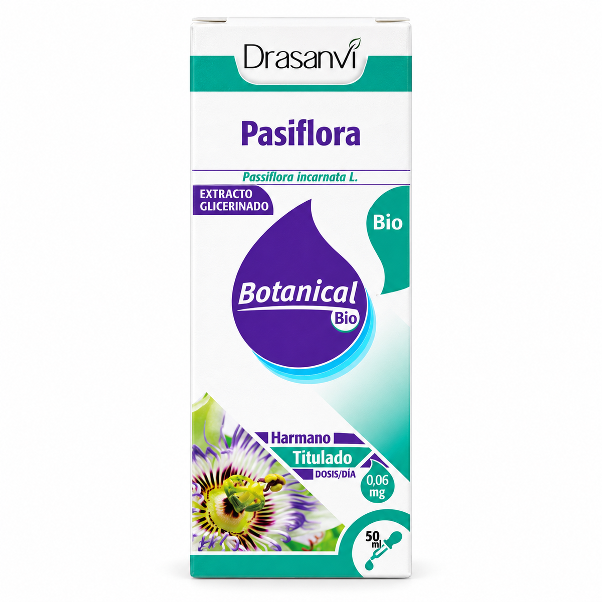 Pasiflora 50 ml Botanical Bio — fondo blanco
