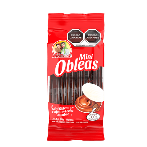 Obleas Las Sevillanas - Dulce Mexicano Paq 20 Unidades
