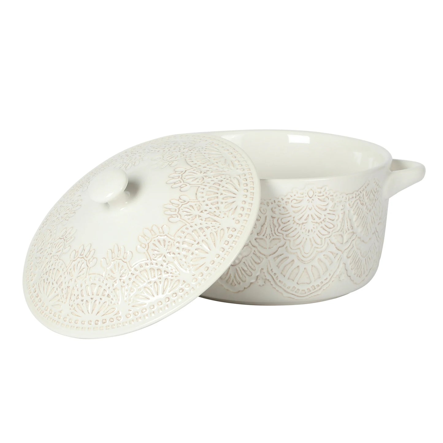 Ollita Beige Vintage - Cocotte with Lid 946.3ml