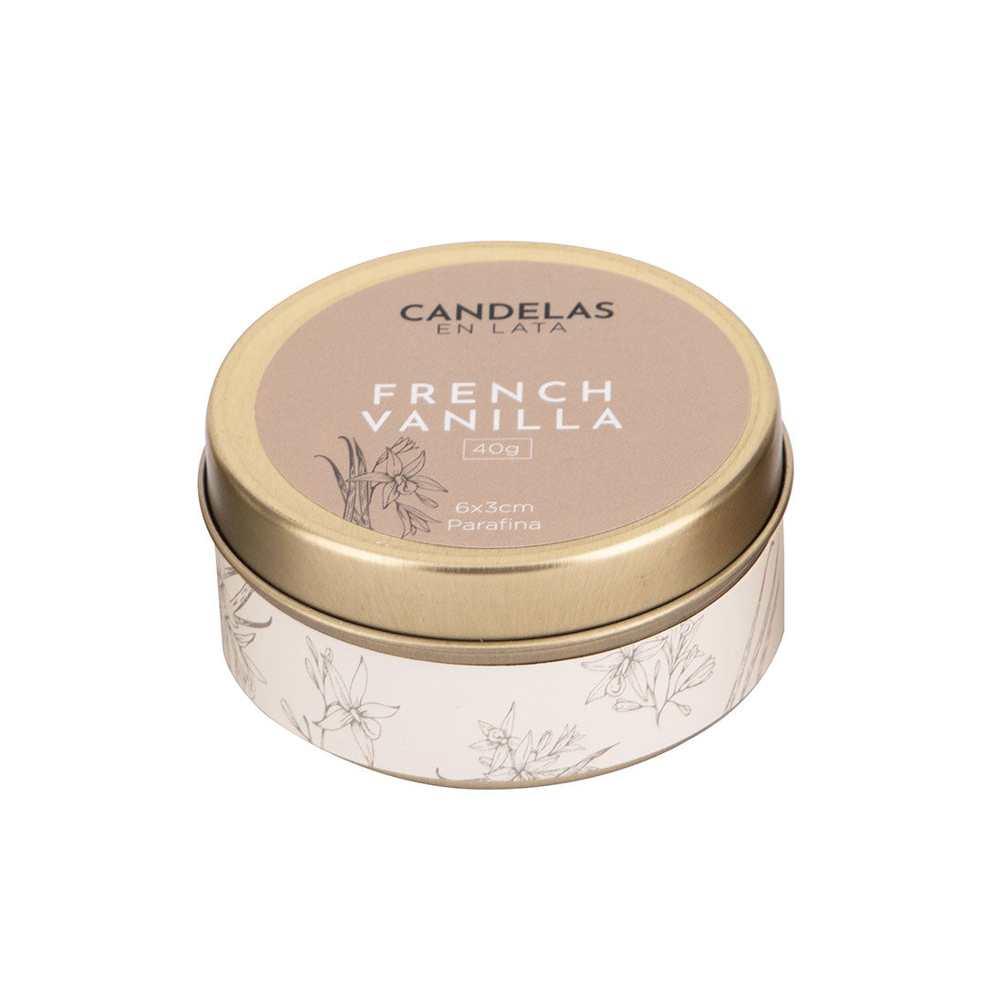 Candela Aromática en Lata 40g (Parafina)