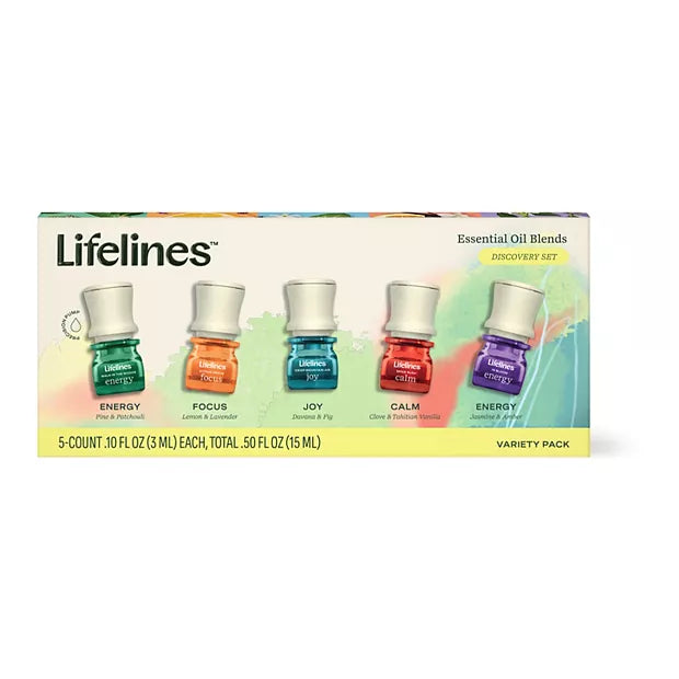 Lifelines Essential Oil Blends - Aceites Esenciales 5 Pack x 15ml