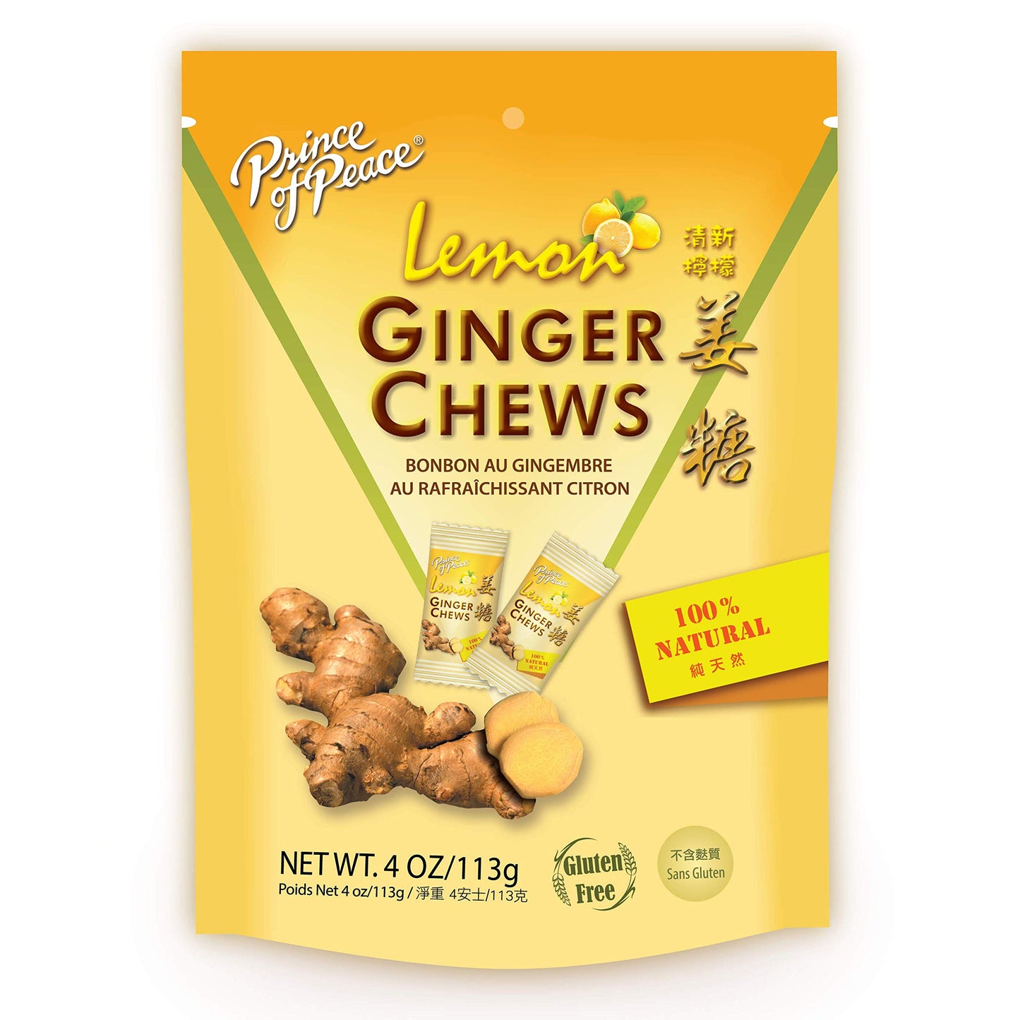 Caramelos Jengibre Bolsa - Ginger Chews  4oz / 113g