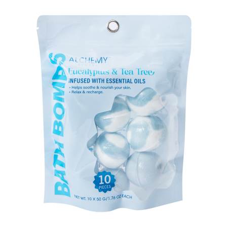 Bath Bombs Paq 10 Unidades Eucalipto & Árbol de Té / Vanilla Salted Caramel