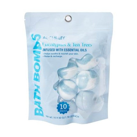 Bath Bombs Paq 10 Unidades Eucalipto & Árbol de Té / Vanilla Salted Caramel