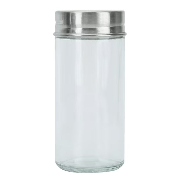 Frasquito Especiero Vidrio Tapa Acero Inox