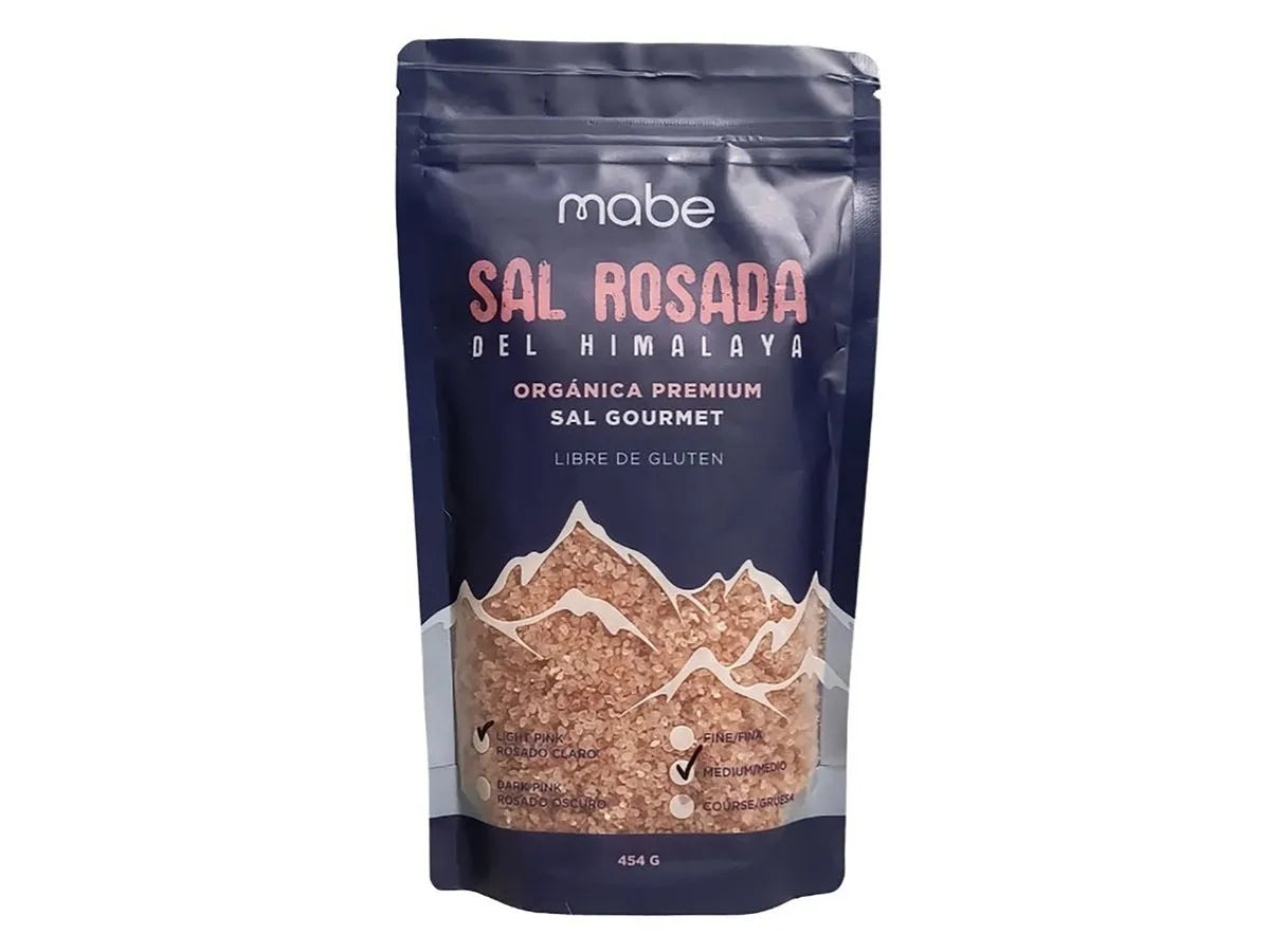 Mabe - Sal Rosada del Himalaya Grano Medio 454g