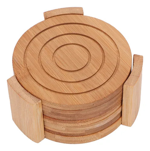 Posavasos Bamboo 7 Piezas / 10cm