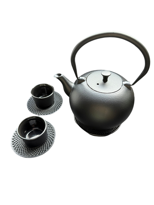 Tetera Japonesa Set - 2 Tacitas 2 Platitos & Base