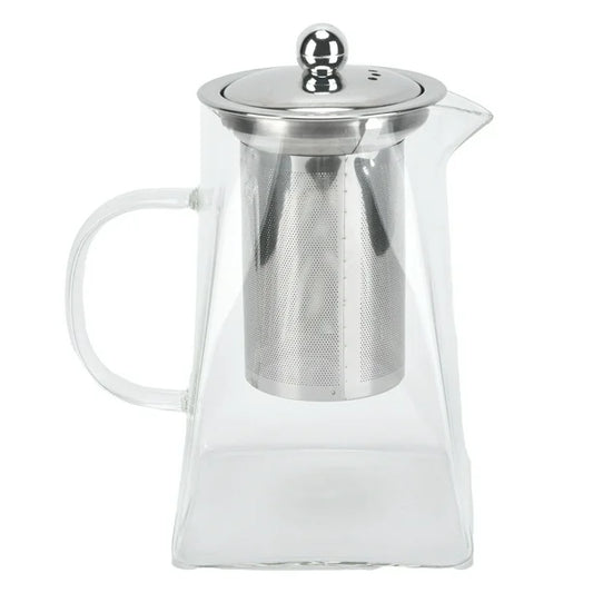 Tetera Vidrio Base Cuadrada 950ml