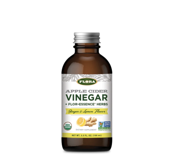 Flora - Shot de Vinagre de Sidra de Manzana, Jengibre & Limón