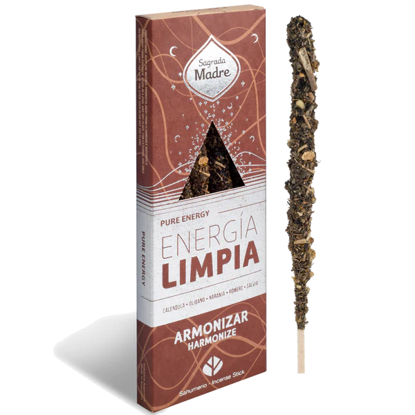 Sagrada Madre - Energía Limpia - Sanar 4 Varillitas Gruesas