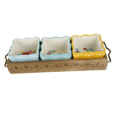 The Pioneer Woman Floral Medley 4-Piece Condiment Dish Set