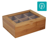 Caja de Té - Box Tea Bamboo