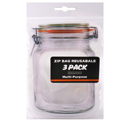 Bolsa Reutilizable Zipper Pack 3