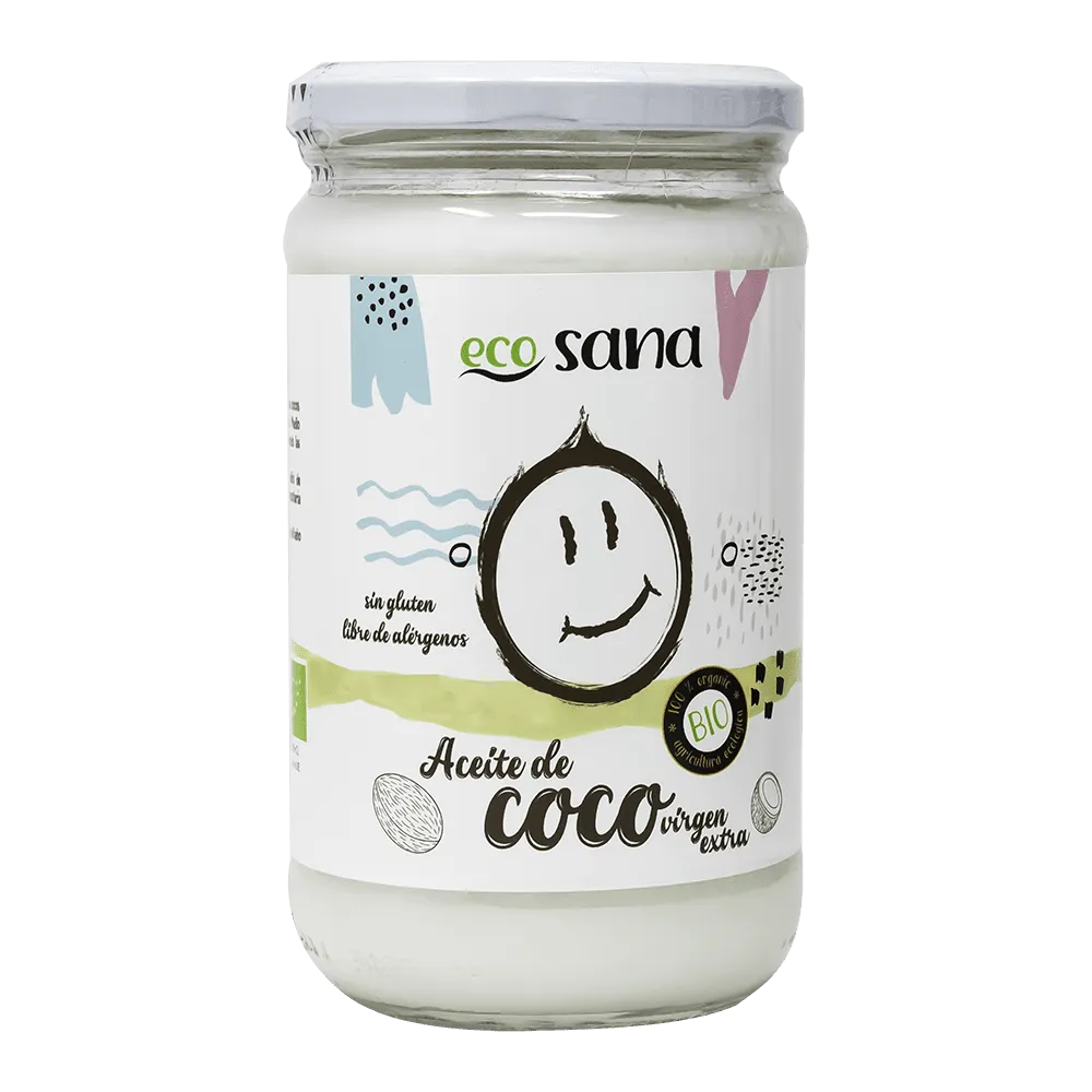 Aceite de Coco Virgen Extra Bio 500 ml Ecosana
