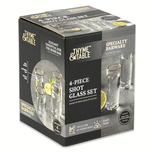 Thyme & Table 4 Piece Shot Glass Set