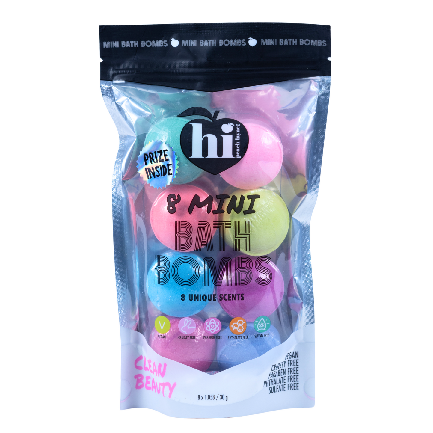 8 Count Mini Bath Bomb Bag - Bombitas de Baño