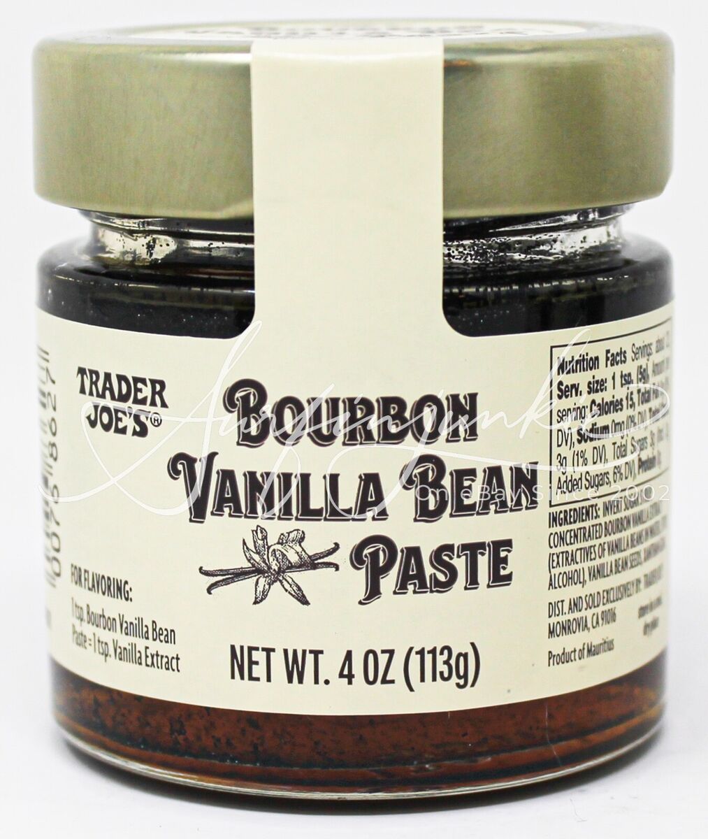 Vanilla Bean  Paste Bourbon 113g Traders Joes