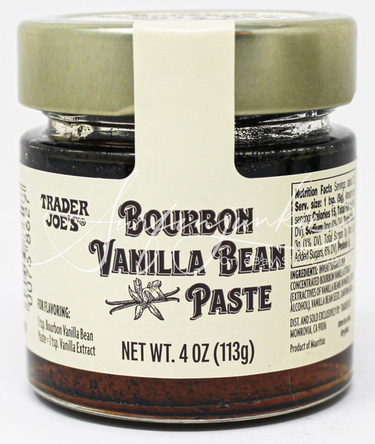 Vanilla Bean  Paste Bourbon 113g Traders Joes