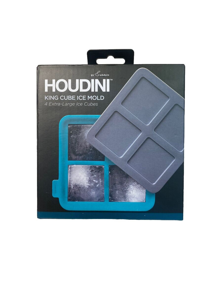 Houdini King Cube Ice Molds de 4 Y de 6 Moldes