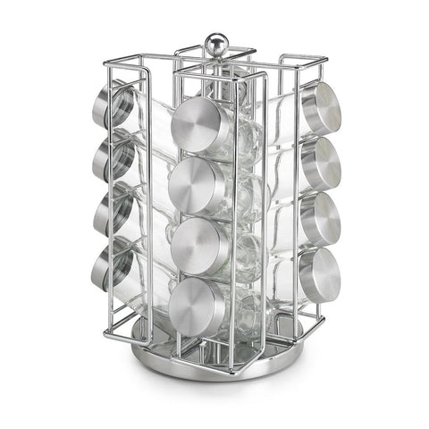 Especiero Aluminio - Spice Rack  + Frascos