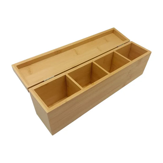 Cajita Bamboo Té Multiuso 32x7cm