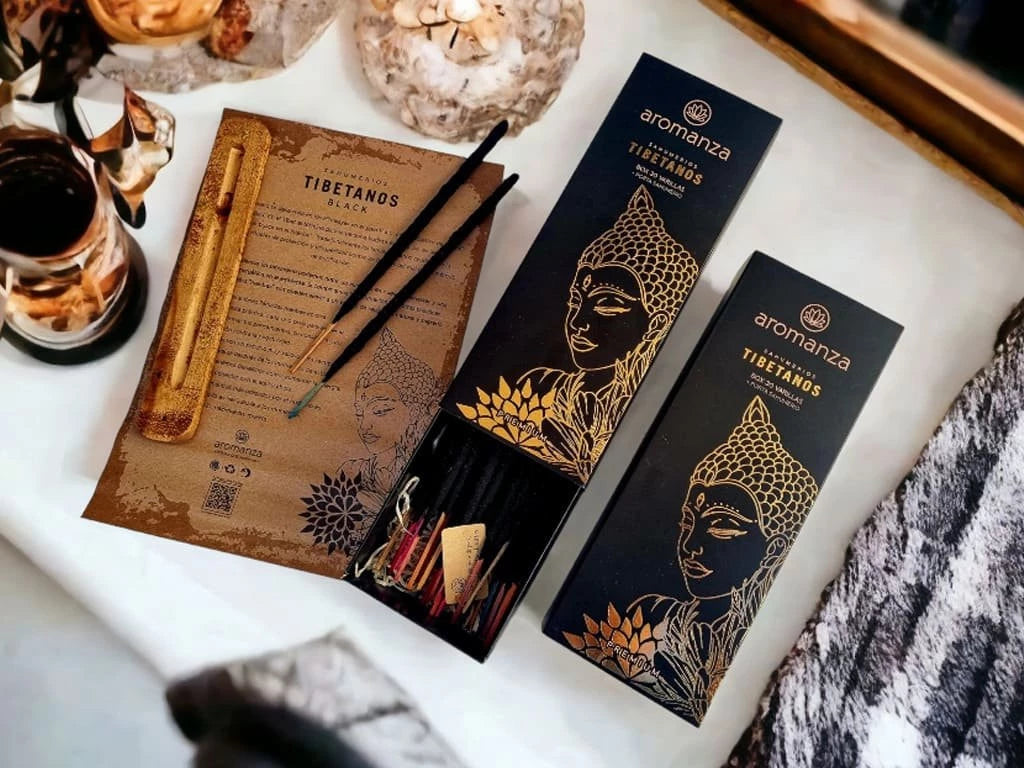 Aromanza - Kit Sahumerios Tibetanos