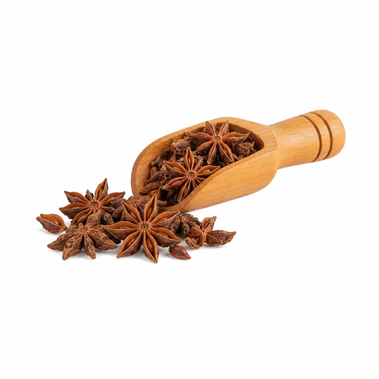 Anís estrella en cucharita de madera – presentación de 20 g