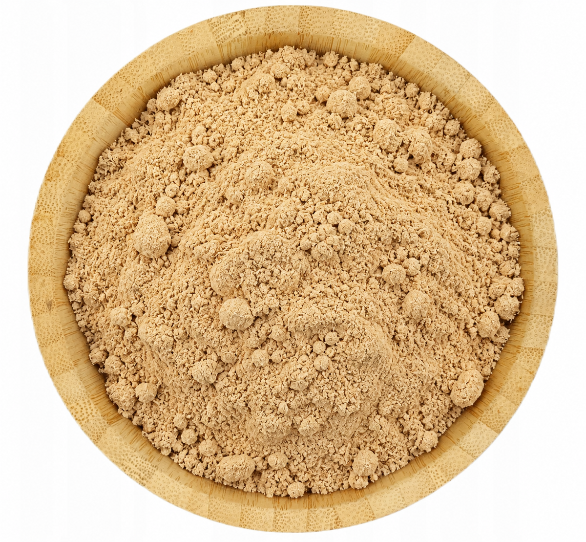 Ashwagandha en tazón de bambú – presentaciones de 500 g y 1 kg